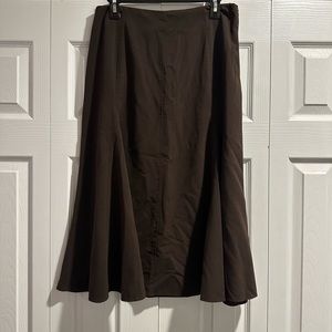 Dressbarn brown skirt
